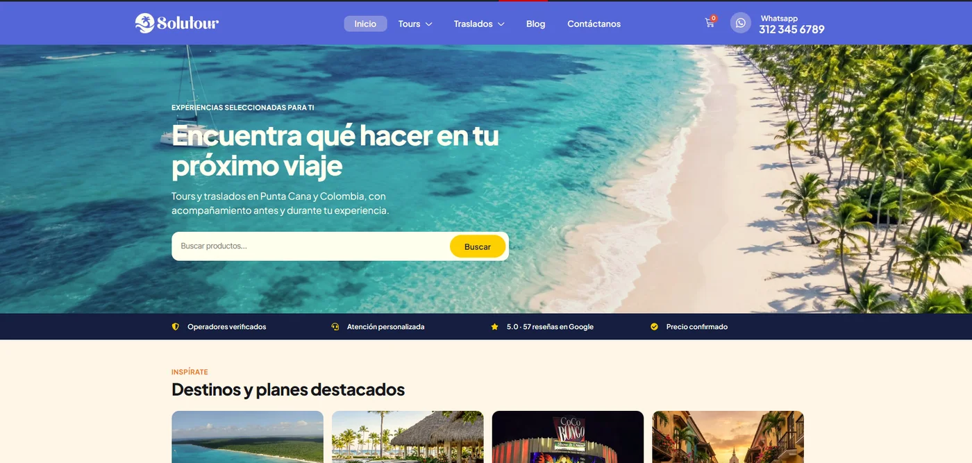 Ejemplo de sitio web